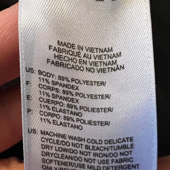 Reebok Crossfit Shirt Mens Medium Black Long Sleeve Quarter Zip ** - Picture 9 of 9